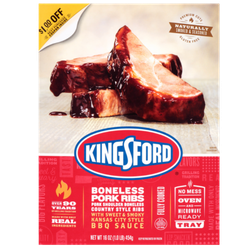 Kingsford Boneless Pork Ribs 16oz
