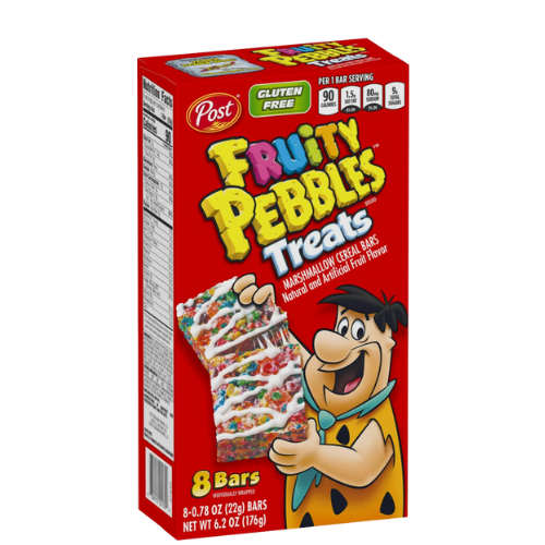 Post Fruity Pebbles Cereal Bars, 8ct