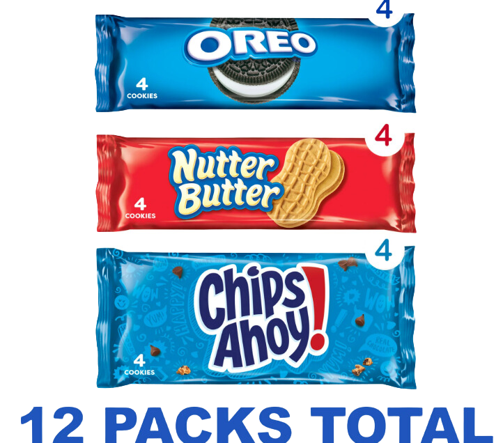 Nabisco Cookie Variety Packs, 12ct