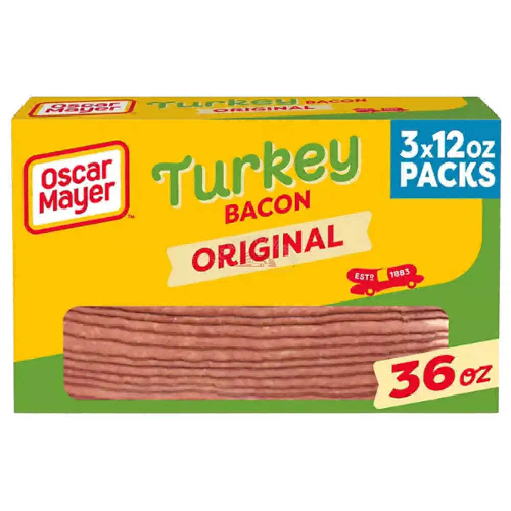 Oscar Mayer Turkey Bacon 3-12oz. Packs Meat