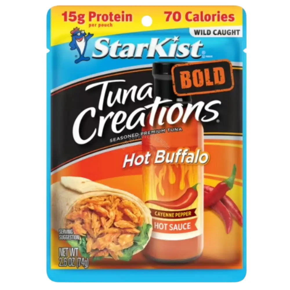 StarKist Tuna Creations Bold Hot Buffalo 2.6oz Fish