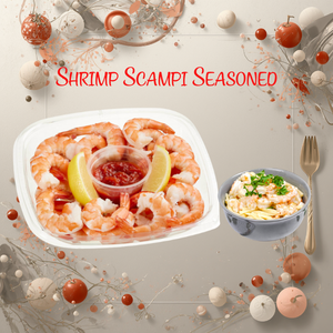 Cocktail Medium Shrimp Cooked w/Shrimp Scampi Seasoning