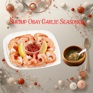 Cocktail Medium Shrimp Cooked w/ Obay Garlic Seasoning