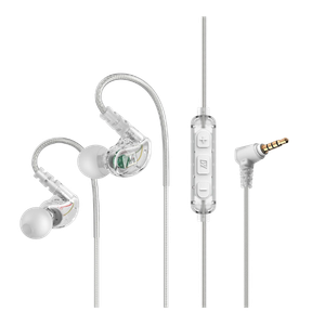 Memory Wire, Headset Microphone, 3.5mm Jack Plug (Clear) w/Mic