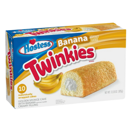 Hostess Banana Flavored Twinkies, Banana Flavored Filling ? 13.58oz, 10ct
