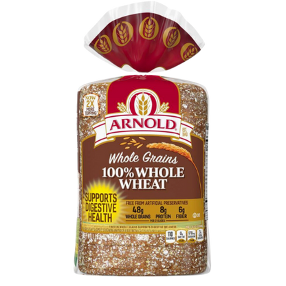 Arnold Whole Grains 100% Bread, 24oz