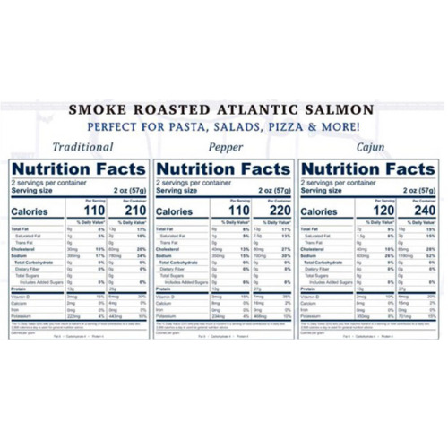Latitude 45 Smoke Roasted Atlantic Salmon 12oz,