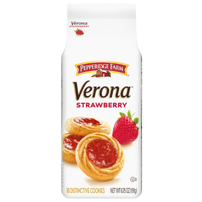 Pepperidge Farm Verona Strawberry Thumbprint Cookies, 6.75