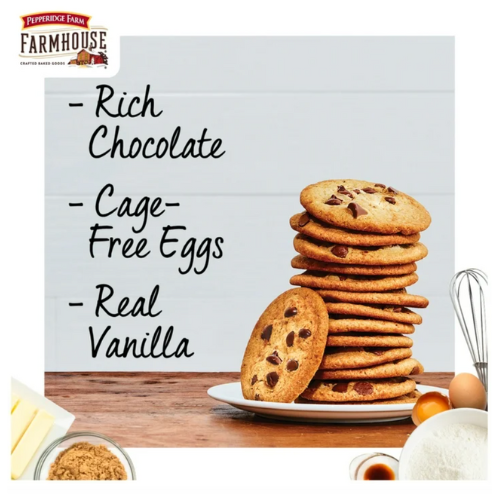 Pepperidge Farm Farmhouse Milk Chocolate Chip Cookies, 6.9oz