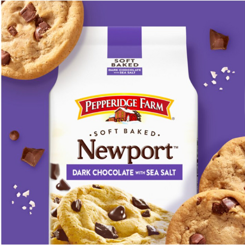 Pepperidge Farm Newport Dark Chocolate Cookies with Sea Salt, 8.6