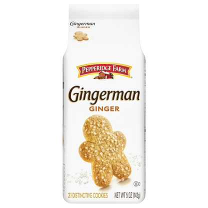 Pepperidge Farm Gingerman Cookies, Ginger Cookies, 5oz.