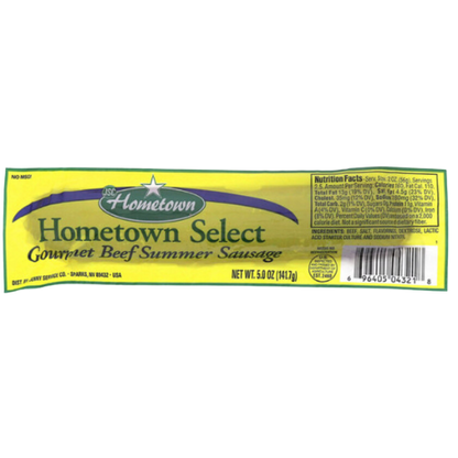 Hometown Select Beef Summer Sausage 5oz