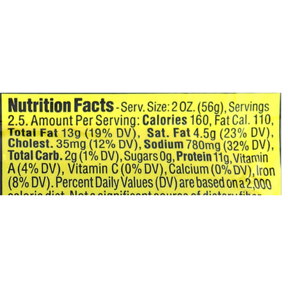 Hometown Select Beef Summer Sausage 5oz