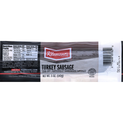 Klement's Turkey Summer Sausage 5oz