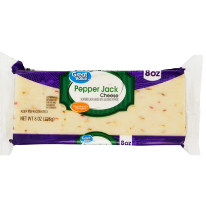 Pepper Jack Cheese, 8oz Block