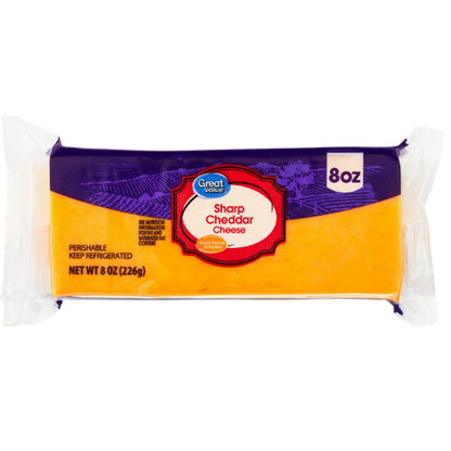 Sharp Cheddar Cheese, 8oz Block