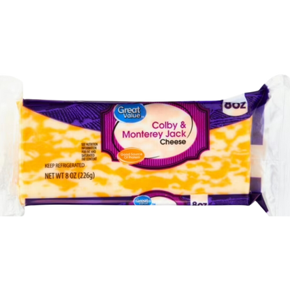 Colby & Monterey Jack Cheese, 8oz Block