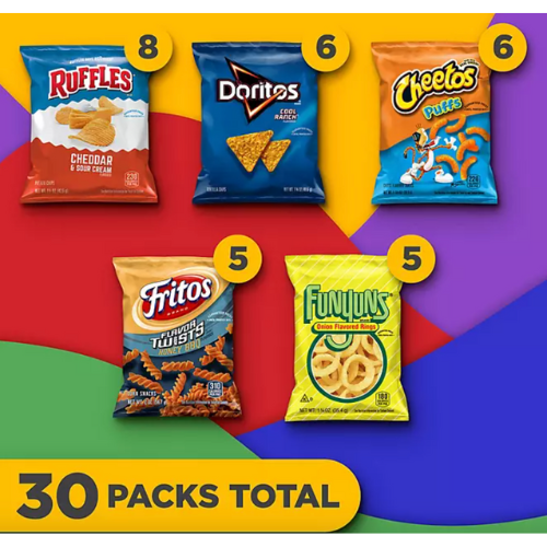 Frito-Lay Premiere Mix Variety Pack Chips, 30pk