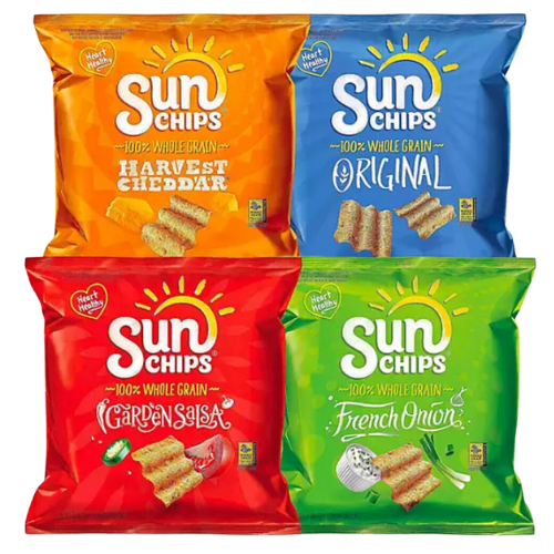 SunChips Variety Pack Whole Grain Chips, 30pk