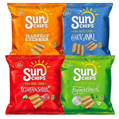 SunChips Variety Pack Whole Grain Chips, 30pk