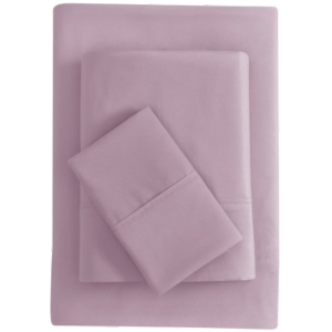 Microfiber Bed Sheet Set, 3pc Twin-Light Purple