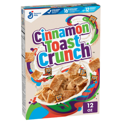 Cinnamon Toast Crunch Crispy Cinnamon Cereal, 12 oz