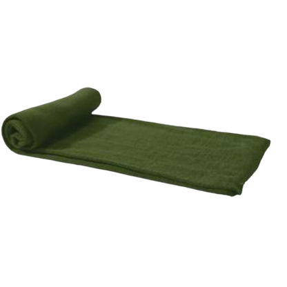 100% Wool Scarf (Olive Green)