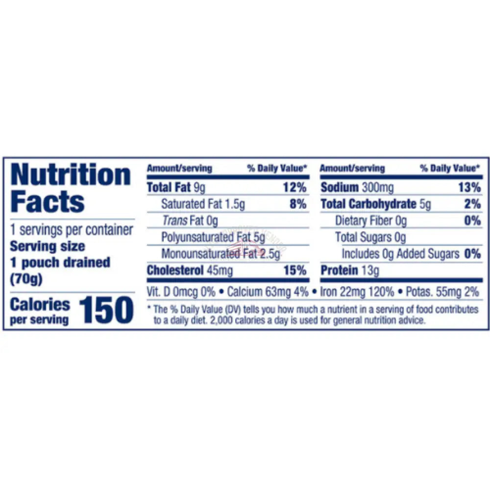 Chicken of the Sea Smoked Clams 3.53 oz. Fish