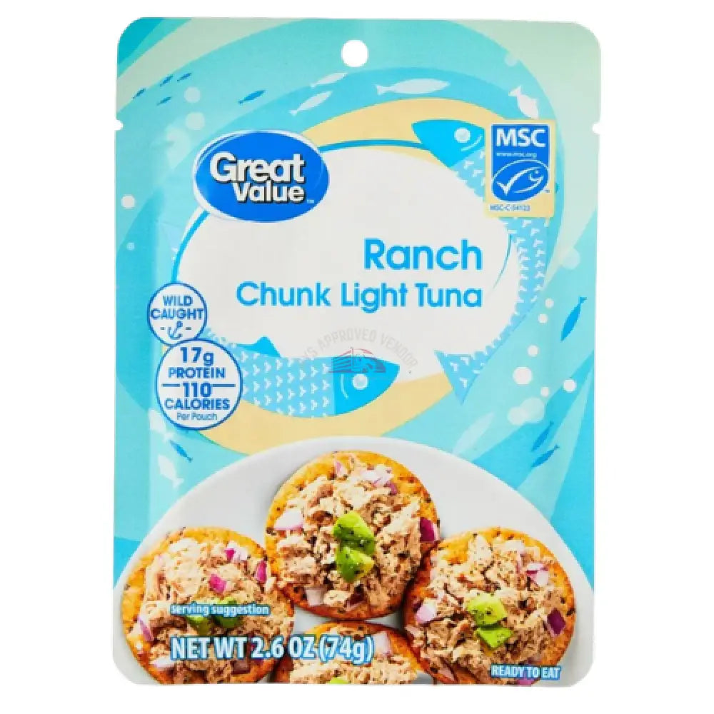 G-V Ranch Chunk Light Tuna 2.6 oz Fish