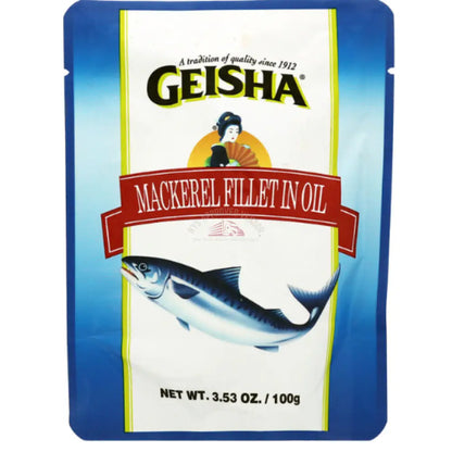 Geisha Mackerel Fillet 3.53 oz. Fish