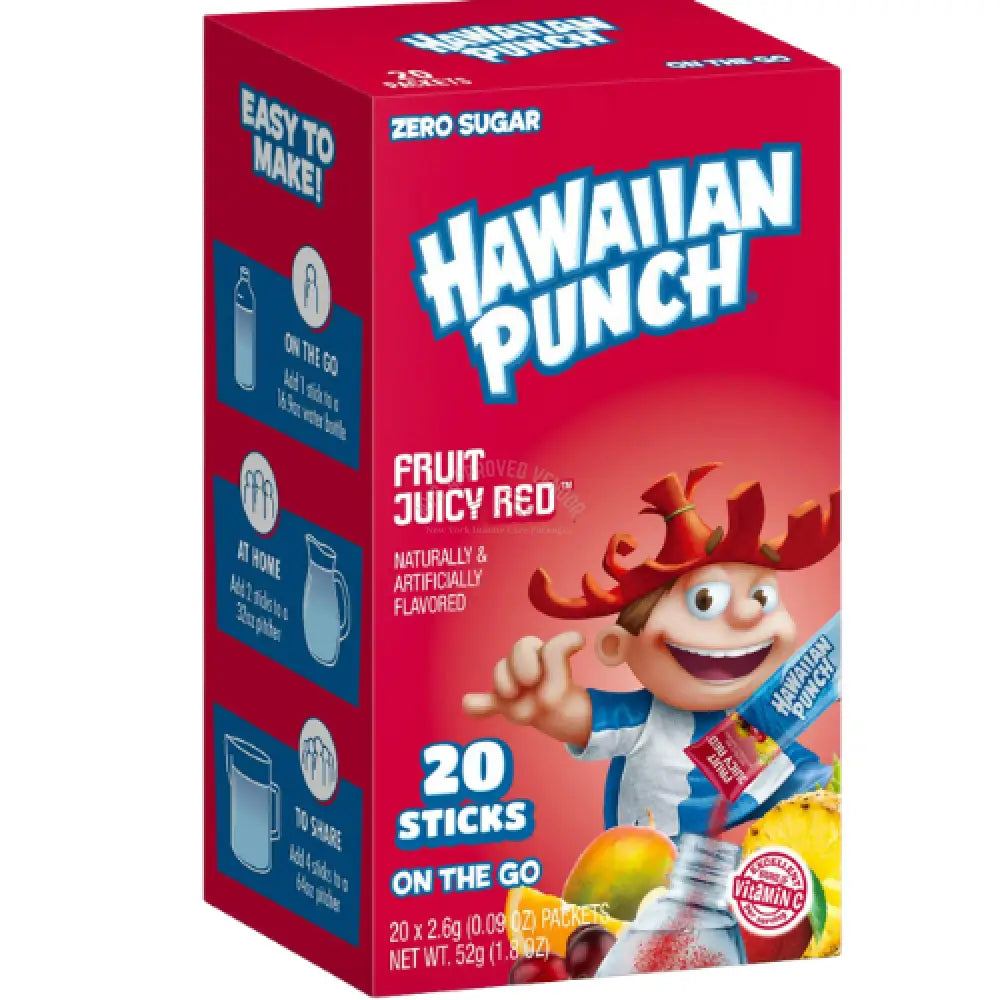 Hawaiian Punch Fruit Juicy Red on-the-Go Packets 20ct Juice