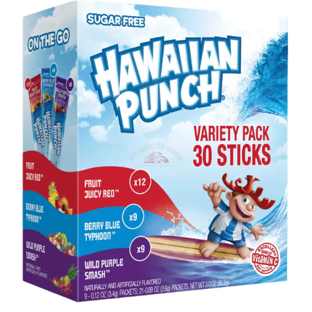 Hawaiian Punch Powder Drink Mix Variety Pack 30ct Juice