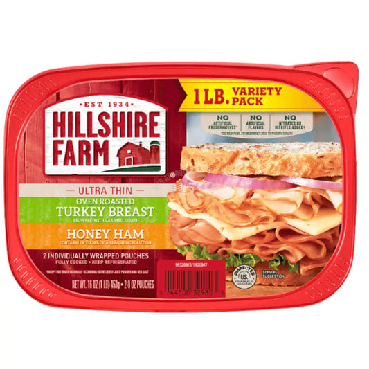 Hillshire Farm Oven Roasted Turkey Breast & Honey Ham Meat