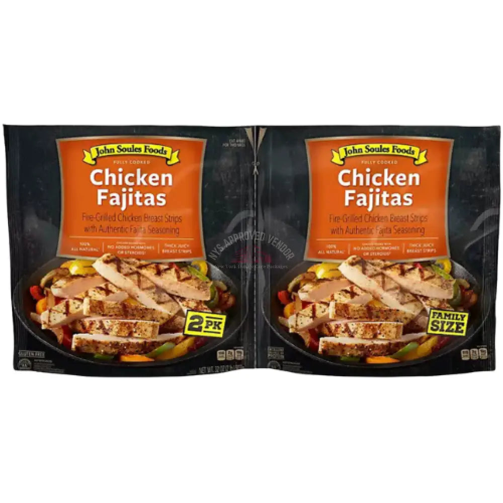 John Soules Chicken Breast Fajitas Strips 2lbs Meat