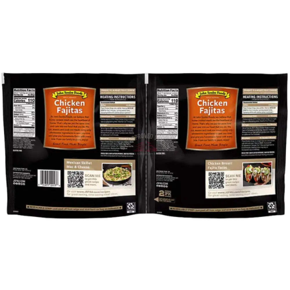 John Soules Chicken Breast Fajitas Strips 2lbs Meat
