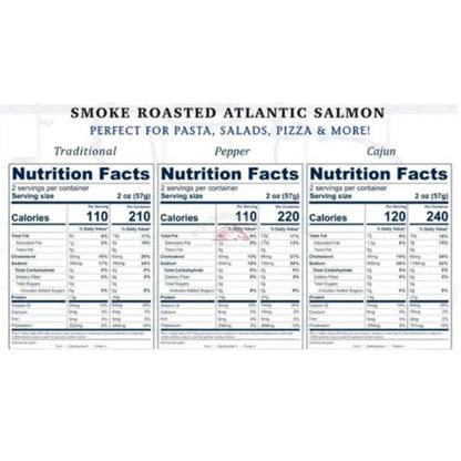 Latitude 45 Smoke Roasted Atlantic Salmon 12oz, Fish