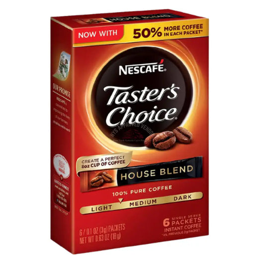 Nescafe Taster’s Choice House Blend 6ct Coffee