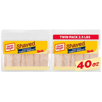 Oscar Mayer Shaved Smoked Turkey Breast 20oz Meat