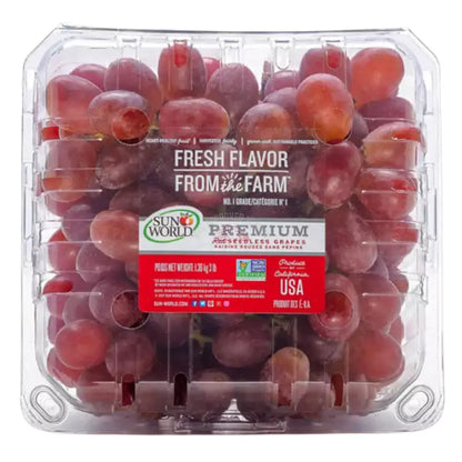 Red Seedless Grapes 3 lbs. Grapes