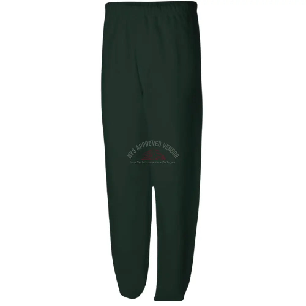 Sweatpants w/Pockets 100% Cotton (Green) Sweatpants