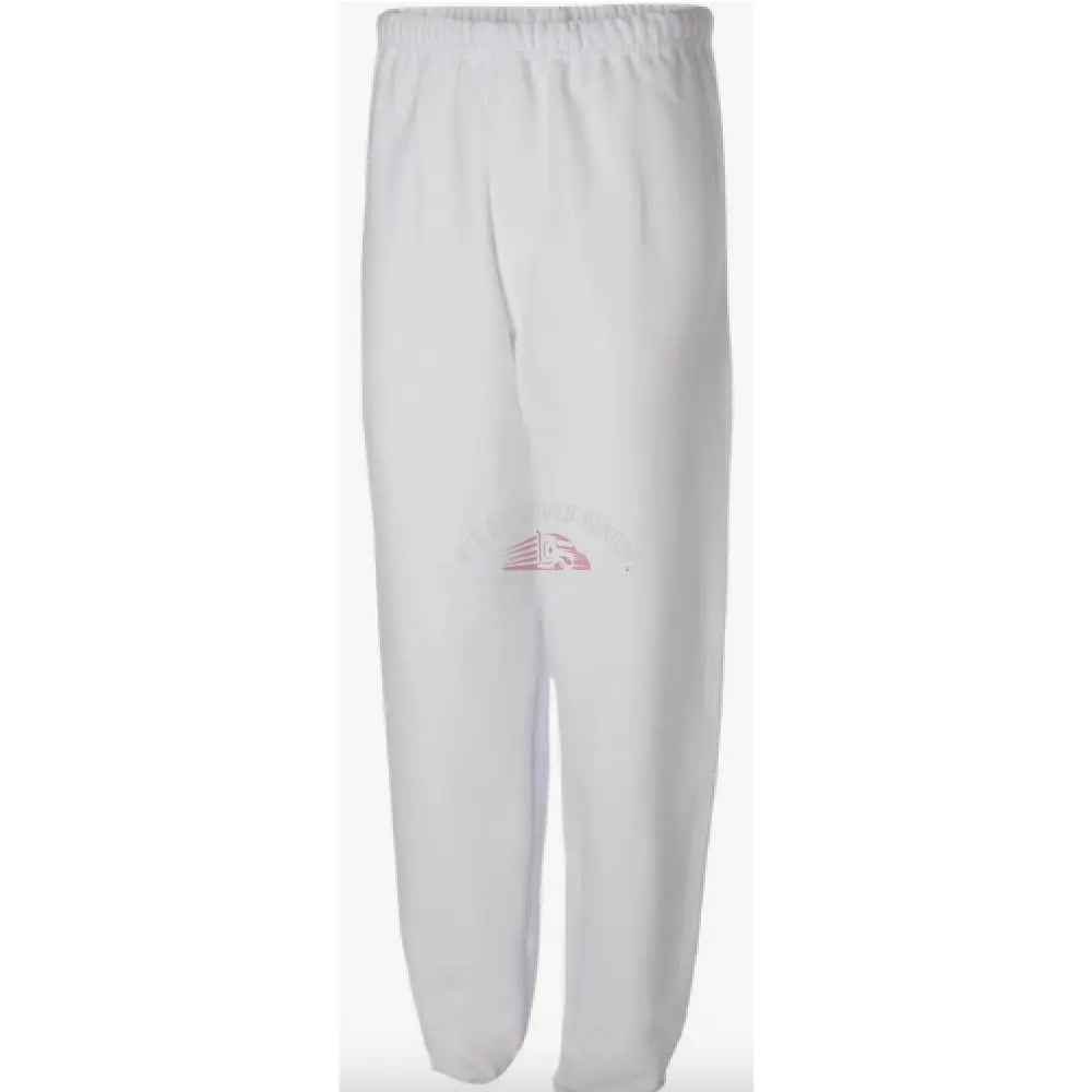Sweatpants w/Pockets 100% Cotton (White) XXL Sweatpants