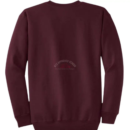 Sweatshirt 100% Cotton (Maroon) L Sweatshirt