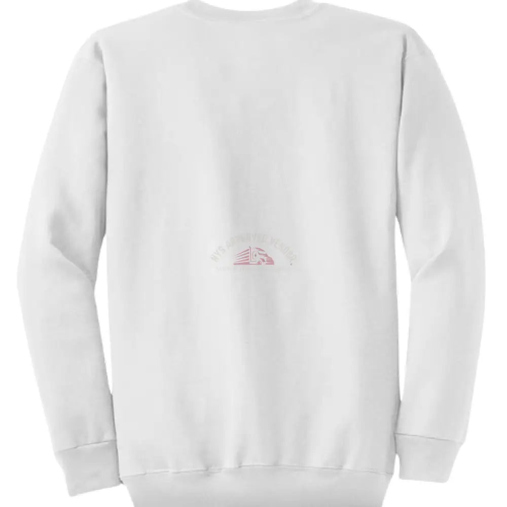 Sweatshirt 100% Cotton (White) XXL Sweatshirt